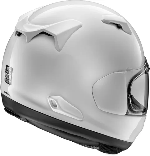 Vista 2 de Arai Quantum-X Solid - Casco de motocicleta para adultos, color blanco y mediano