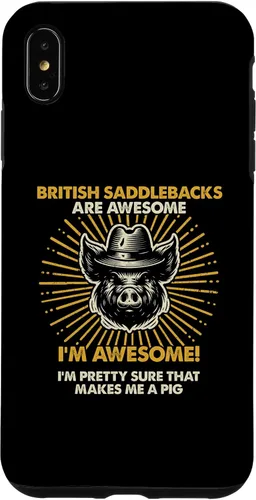 Vista 7 de iPhone 15 Pig Dad Mom Awesome - Farmer Breeder British Saddlebacks Case