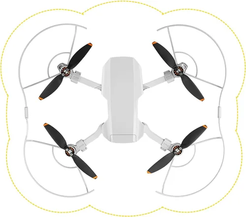 Vista 7 de Mini protector de hélice 4K para hélice DJI Dron, accesorios de seguridad para DJI Mini 4K / Mini 2 SE Propellers Protector Dron Accesorios