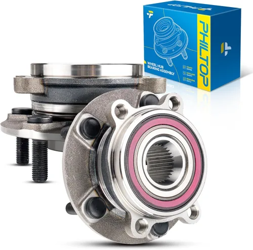 Vista 66 de PHILTOP 512012 x2 Conjunto de cubo de cojinete de rueda trasera para Volkswagen Jetta for 1998-2010 Volkswagen Beetle, 1999-2005 Volkswagen Jetta