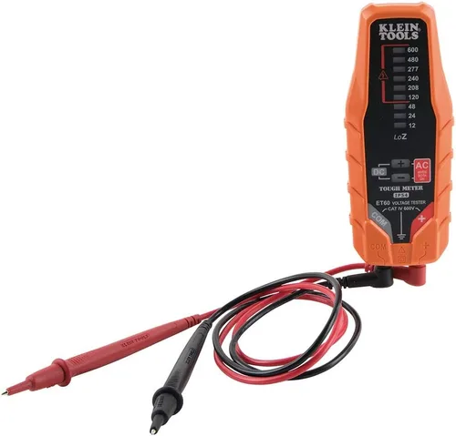Vista 7 de Klein Tools ET60 - Voltímetro, Prueba CA / CC y Baja Tensión, Sin Necesidad