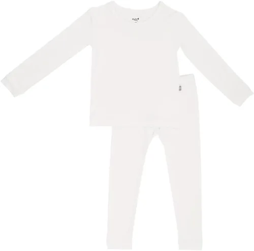 Vista 8 de KYTE BABY Juego de pijama para niños pequeños – Pijamas para niños pequeños hechas de material de rayón de bambú suave Pollito de Aloe
