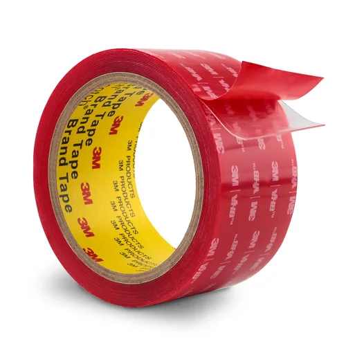 Vista 14 de Cinta de doble cara transparente de 1/4 pulgadas x 15.4 pies, hecha de cinta de montaje 3M 4905 VHB, adhesivo de espuma de servicio pesado