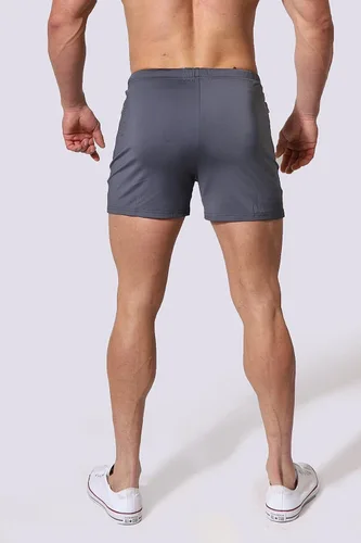 Vista 2 de Jed North Pantalones cortos ajustados de 4 pulgadas para hombre, para culturismo, entrenamiento, gimnasio, correr, pantalones cortos ajustados