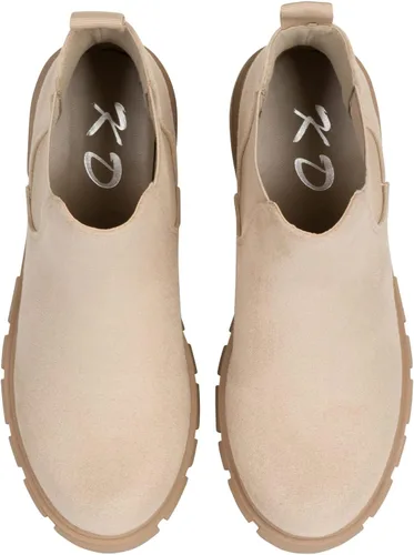 Vista 5 de CARMEN - Botines Chelsea de tacón medio con suela de lengüeta para mujer, con doble elástico