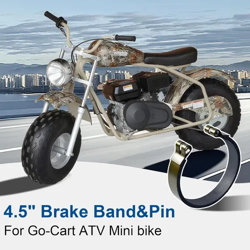 Vista 2 de Go Kart Mini Bike 4.5 "Banda de freno Go Kart Kit de freno de 4 1/2" para Go-Cart ATV Mini Bike Brake Drum