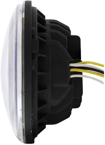 Vista 5 de United Pacific 7" faro de la proyección del poder más elevado LED con el anillo dual del halo de la función LED