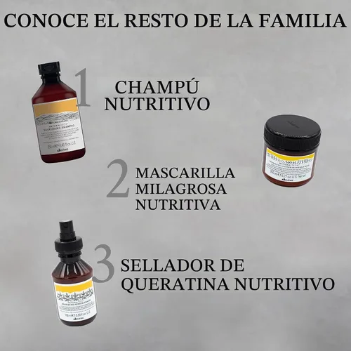 Vista 7 de Davines Naturaltech - Máscara milagrosa vegetariana nutritiva, hidratante profunda para cabello seco y quebradizo, 8.77 onzas líquidas