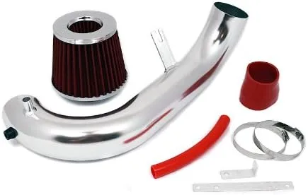 Vista 2 de Kit de toma de aire corta + filtro 01 – 05 Honda Civic (VP / DX / LX / EX) 1.7 L4, Azul