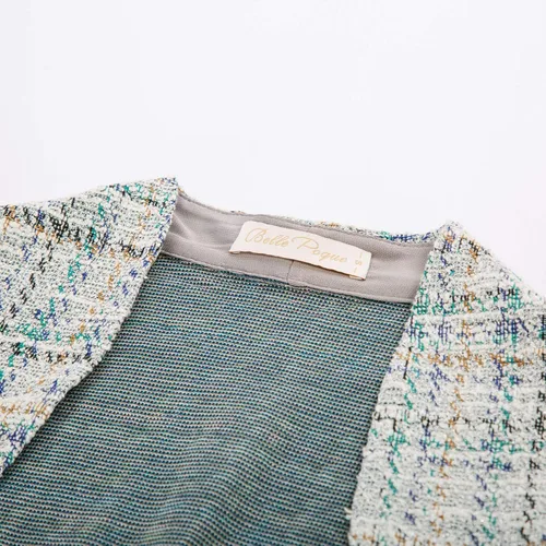 Vista 5 de Belle Poque - Chaqueta de manga larga con volantes para mujer