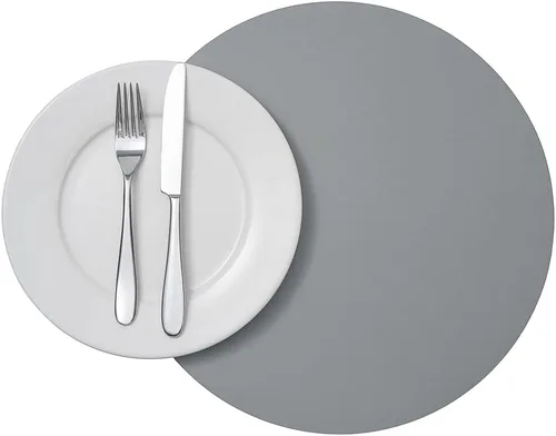 Vista 21 de Restaurantware Juego de 6 manteles individuales de cocina de 16 x 12 pulgadas para mesa de comedor en relieve, impermeables, con forma de huevo
