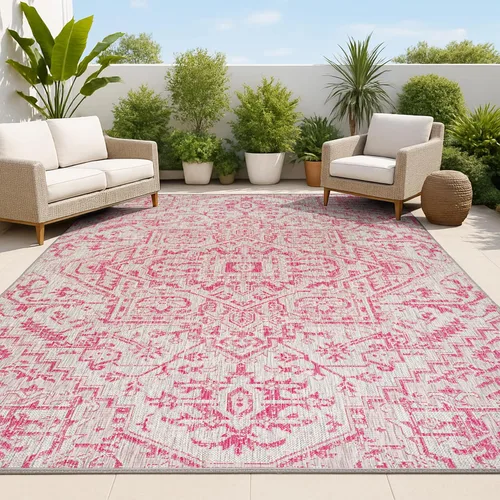 Vista 14 de JONATHAN Y SMB105D-28 - Alfombra de pasillo Boho para interiores y exteriores 2 x 8, color Negro/Gris, con textura de estrella, tejida