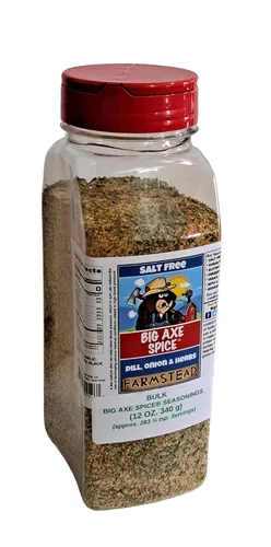 Vista 5 de Botella tamaño chef de 12 oz. Patri's Pizzico Sicilian - Big Axe Spice Salt-Free Seasonings Bulk