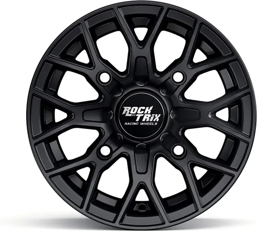 Vista 6 de RockTrix RT104 - Rueda ATV de 12 x 7 4 x 110, negro mate 5+2, borde de 12 pulgadas para IRS compatible con Honda Foreman Rancher, compatible