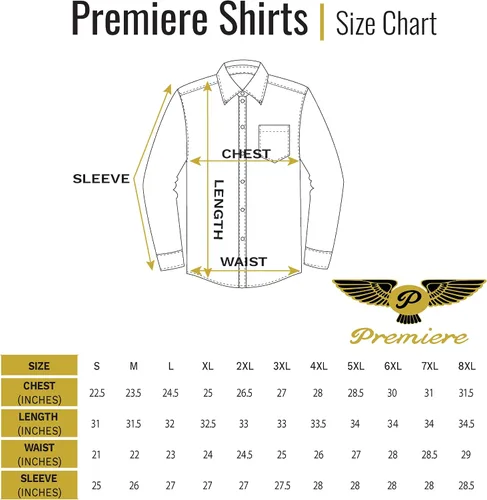 Vista 6 de Premiere - Camisa de vestir de diseño moderno para hombre informal, tejida, de manga larga, con botones