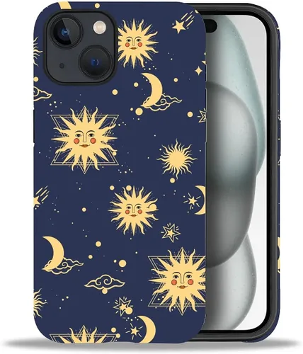 Vista 105 de DAIZAG Funda compatible con iPhone 11, hermoso color arena, patrón completo, carcasa rígida híbrida de plástico TPU + funda de protección