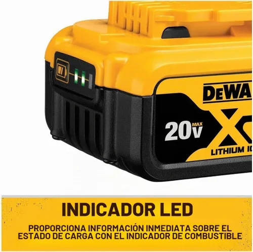 Vista 4 de DEWALT Kit de inicio de batería de iones de litio de 20 V máx. y cargador de 5 Ah (DCB205C)