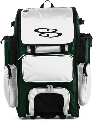 Vista 21 de Boombah Rolling Superpack - Bolsa para equipo de béisbol/sóftbol, varios colores, mango telescópico y capacidad para 4 murciélagos, versión