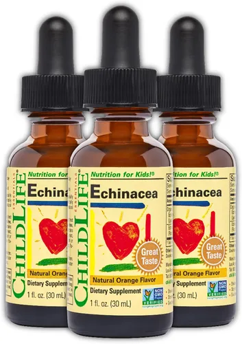 Vista 8 de CHILDLIFE ESSENTIALS Echinacea for Kids - Gotas de equinácea para niños, tintura de vitaminas, suplemento sin alcohol para bebés, niños pequeños