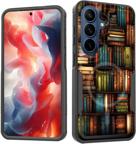Vista 210 de Funda magnética para Galaxy A16 5G, [compatible con MagSafe] [protección contra caídas de grado militar] Funda resistente a prueba de golpes