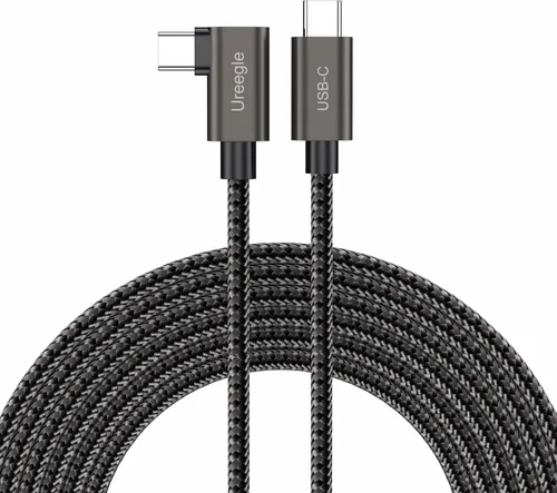 Vista 8 de Cable de conexión, cable de extensión USB C 3.0 a USB C de 16 pies, cable de carga de transferencia de datos de alta velocidad para auriculares VR