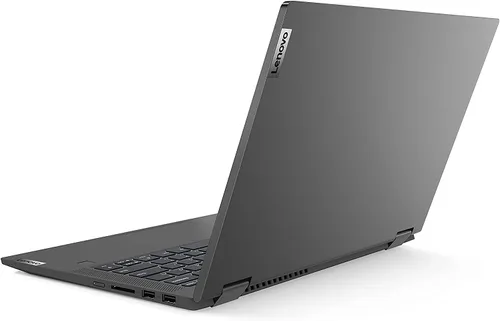 Vista 3 de Lenovo Laptop Flex 5, pantalla táctil FHD de 14.0 pulgadas, AMD Ryzen 7 5700U, 16 GB de RAM, SSD PCIe de 512 GB, gráficos AMD Radeon, paquete