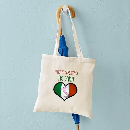 Vista 5 de CafePress Positano, Italia Tote Bag Bolsa de compras de lona beige reutilizable, Caqui, S