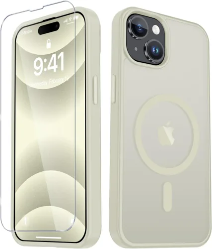 Vista 1139 de Funda para Google Pixel 10 Pro XL, cubierta magnética mate, color negro Fit for MagSafe, Screen Protector included, Shockproof Military Grade