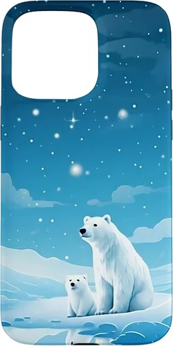 Vista 31 de Polar Bear, Arctic North Pole, Alaska Snow, Cute Polar Bears Case for iPhone 17