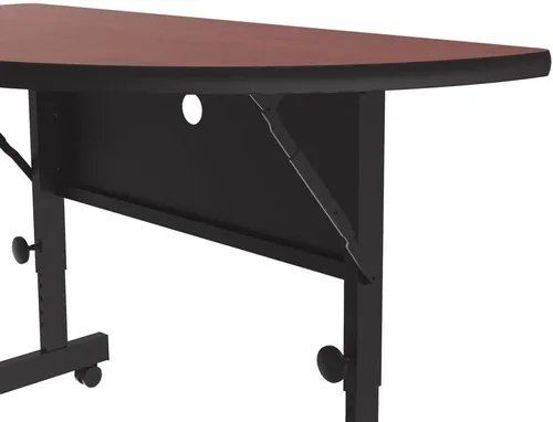 Vista 3 de Correll Deluxe (HPL) Mesa de oficina abatible, 24 x 48 pulgadas, cereza