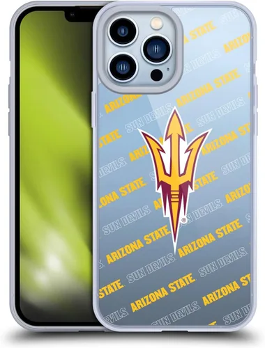 Vista 171 de Head Case Designs Funda de gel ASU Camou con licencia oficial de la Universidad Estatal de Arizona [protección de grado militar] compatible