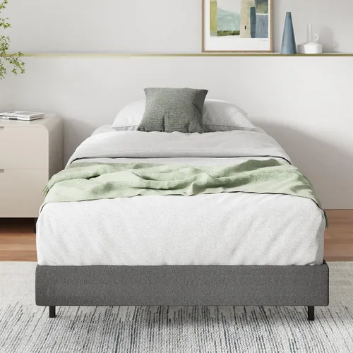 Vista 7 de Zinus WonderBox(TM) Smart Box Spring de 5 pulgadas, base de colchón de montaje rápido, marco de metal duradero, color gris
