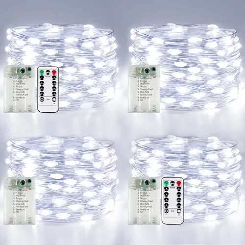 Vista 15 de 30LED Acorn Fairy Lights Battery Operated Fall String Lights Indoor Decor Remote Control, 8 Lighting Modes, IP44 Waterproof, Timer & Dimmable