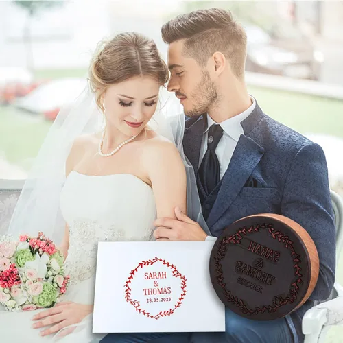 Vista 7 de Sello de goma personalizado con texto de logotipo, sellos personalizados de 12 tamaños con logotipo, crea tu propio sello para sello de dirección