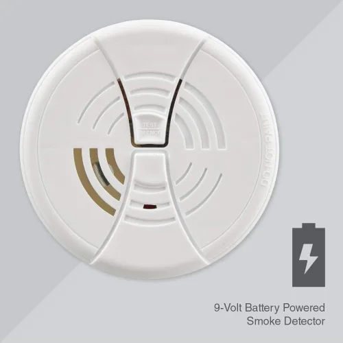Vista 3 de First Alert FG200B2 Family Gard Basics - Paquete de 2 alarmas de humo Detector de humo a pilas color blanco