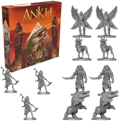Vista 2 de CMON Ankh Gods of Egypt - Expansión de guardianes del juego de mesa Juego de mitología egipcia antigua Juego de estrategia para adultos