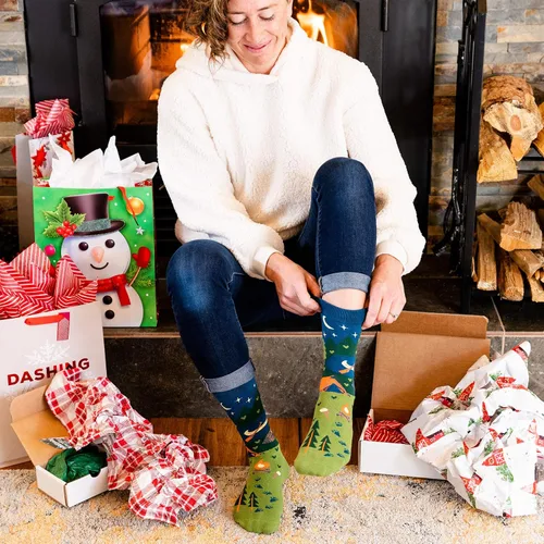 Vista 8 de Id Rather Be - Calcetines divertidos regalos novedosos para hombres mujeres y adolescentes