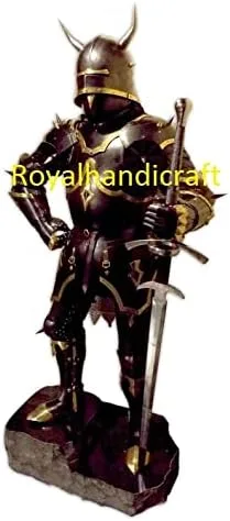 Vista 5 de Royal Handicraft - Armadura medieval para Halloween, cosplay, juego de rol y juego de teatro, armadura medieval vintage para adultos, armadura