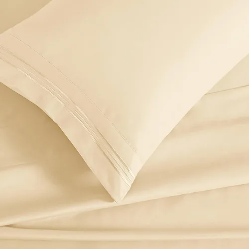 Vista 120 de Manyshofu Juego de sábanas de tamaño individual con bolsillos extra profundos, sábanas y fundas de almohada de 1800 hilos de lujo para hotel, juego