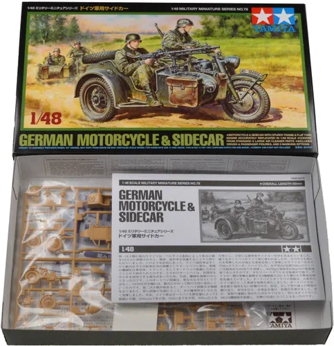 Vista 3 de Tamiya Modelos alemanes de motocicleta y sidecar
