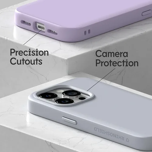 Vista 4 de RhinoShield SolidSuit - Funda compatible con Magsafe para iPhone 15 Plus, diseño delgado absorbente de golpes, con acabado mate de alta calidad