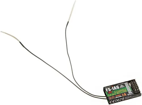 Vista 5 de GoolRC 2.4G FS-iA6 Receptor de control remoto de 6 canales con doble antena compatible Flysky i4 i6 i10 GT2E GT2F GT2G Transmisor