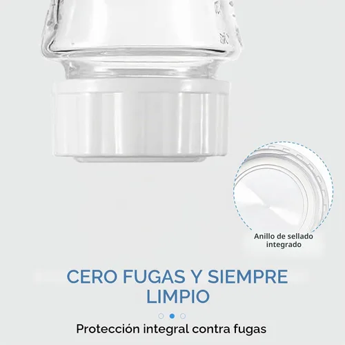 Vista 3 de 8 tapas de viaje y almacenamiento compatibles con biberones Philips (naturales y anticólicos), tapas herméticas de repuesto