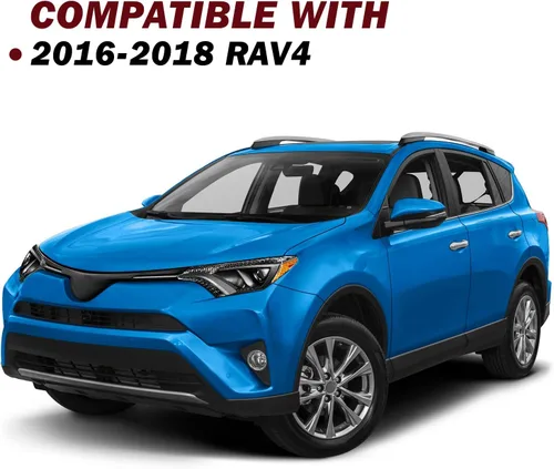 Vista 3 de JSBOYAT Conjunto de faros halógenos de repuesto para faros RAV4 2016 2017 2018, no compatible con modelo LED, lado derecho del pasajero y lado