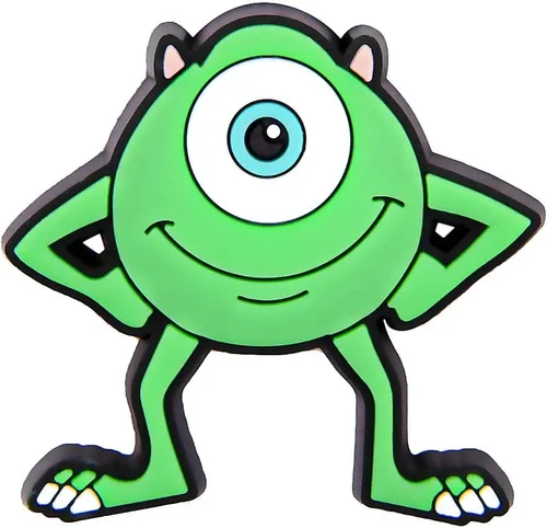 Vista 5 de Monsters Croc Charms Inc - 8 dijes para zapatos de cocodrilo de PVC, lindos accesorios para niños, niñas, niños, adultos, decoraciones, pulseras
