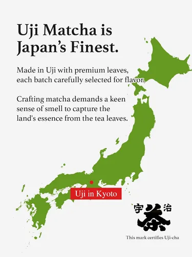 Vista 4 de HAYASHIYA Polvo de matcha – Asamidori – Kyoto Uji grado ceremonial, primera cosecha auténtico polvo de té verde matcha japonés (30 g / 1.06 oz)