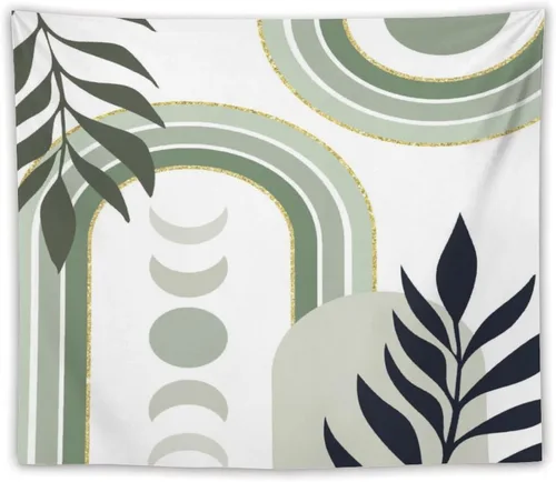 Vista 42 de Houselerax Tapiz floral retro de los años 60 y 70, diseño hippie de primavera Groovy Flower Power Flower Boho para colgar en la pared, arte neutro