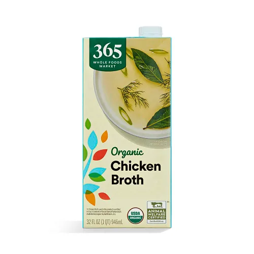 Vista 8 de 365 Everyday Value Caldo de pollo orgánico bajo en sodio, 32 oz