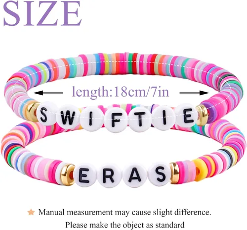 Vista 7 de SINCSEFK Juego de 12 pulseras de la amistad TS de varias capas inspiradas en álbumes de música, regalos para fanáticos, niños, mujeres y niñas