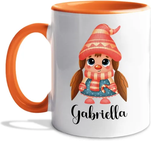 Vista 40 de Taza de café de Papá Noel con nombre personalizado – Taza de Papá Noel personalizada, 11 onzas y 15 onzas, bonita taza de cerámica blanca regalo